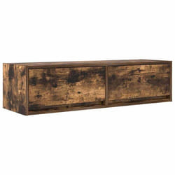 Meuble Tv Chêne Fumé 100 X 31 X 25.5 Cm Bois D'Ingénierie Vidaxl