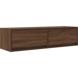 Vidaxl - Meuble tv Marron Chêne 100x31x25,5 cm Bois d'ingénierie