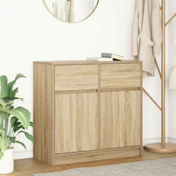 Vidaxl - Buffet avec tiroir chêne sonoma 80x34x76 cm bois d'ingénierie