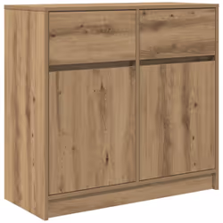 Le buffet offre un grand espace de rangement, aidant à garder votre pièce bien rangée et organisée tout en alliant praticité ...