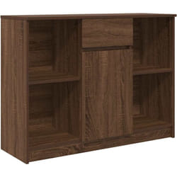 Vidaxl - Buffet avec tiroir chêne brun 101x35x76 cm bois d'ingénierie
