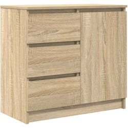 Vidaxl - Buffet avec tiroir chêne sonoma 71x35x65 cm bois d'ingénierie