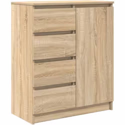 Le buffet offre un grand espace de rangement, aidant à garder votre pièce bien rangée et organisée tout en alliant praticité ...