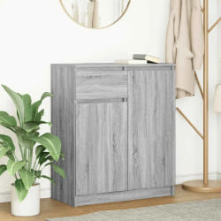 Vidaxl Buffet Avec Tiroir Sonoma Gris 71x35x84 cm