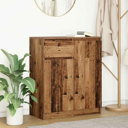 Vidaxl - Buffet avec tiroir vieux bois 71x35x84 cm bois d'ingénierie