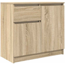 Vidaxl - Buffet avec tiroir chêne sonoma 71x35x65 cm bois d'ingénierie