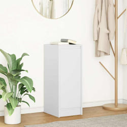 Buffet blanc 29,5x34x76 cm bois d'ingénierie Vidaxl