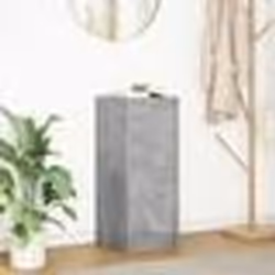 vidaXL Buffet gris béton 295x34x76 cm bois dingénierie meuble de rangement meuble de rangement de cuisine meuble de 861610