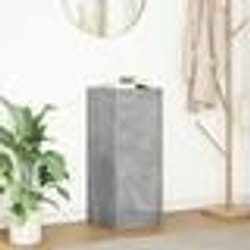 vidaXL Buffet gris béton 295x34x76 cm bois dingénierie meuble de rangement meuble de rangement de cuisine meuble de 861610