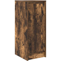 Vidaxl - Buffet chêne fumé 29,5x34x76 cm bois d'ingénierie