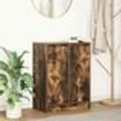 vidaXL Buffet chêne fumé 57x34x76 cm bois dingénierie meuble de rangement meuble de rangement de cuisine meuble de 861620