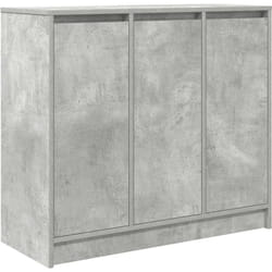 Buffet gris béton 85x34x76 cm bois d'ingénierie Vidaxl