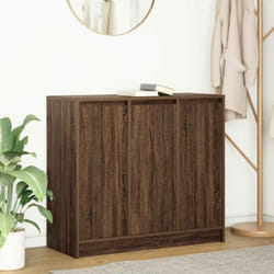 Buffet chêne marron 85x34x76 cm bois d'ingénierie - Vidaxl