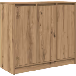 Le buffet offre un grand espace de rangement, aidant à garder votre pièce bien rangée et organisée tout en alliant praticité ...