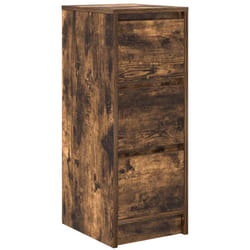 Vidaxl - Buffet chêne fumé 29,5x34x76 cm bois d'ingénierie