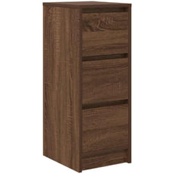 Vidaxl - Buffet chêne marron 29,5x34x76 cm bois d'ingénierie