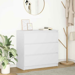 Vidaxl - Buffet blanc 80x35x76 cm bois d'ingénierie