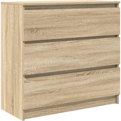 Vidaxl - Buffet chêne sonoma 80x35x76 cm bois d'ingénierie