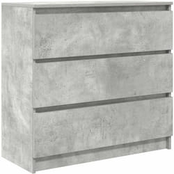 Vidaxl - Buffet gris béton 80x35x76 cm bois d'ingénierie
