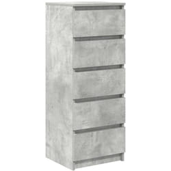 Vidaxl - Buffet avec tiroirs gris béton 37,5x35x99 cm bois d'ingénierie