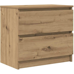 Meuble tv chêne artisanal 60x35x54 cm bois d'ingénierie Vidaxl