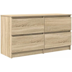Vidaxl - Meuble tv chêne sonoma 100x35x54 cm bois d'ingénierie