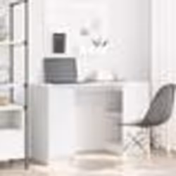 vidaXL Bureau blanc 120x42x76 cm bois d'ingénierie