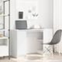 vidaXL Bureau blanc 120x42x76 cm bois d'ingénierie