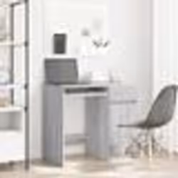 vidaXL Bureau sonoma gris 86x49x76 cm bois d'ingénierie