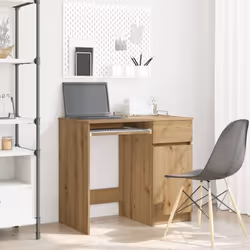 Le bureau offre des solutions de rangement polyvalentes, gardant votre espace bien rangé et organisé tout en ajoutant à la fo ...