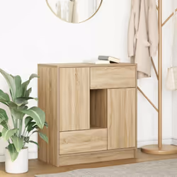 Le buffet offre des solutions de rangement polyvalentes, gardant votre espace bien rangé et organisé tout en ajoutant à la fo ...