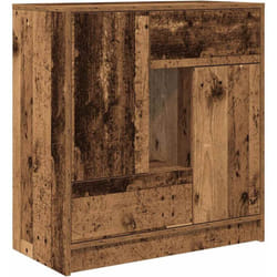 Buffet avec tiroirs et portes vieux bois 70,5x34x74,5 cm vidaXL