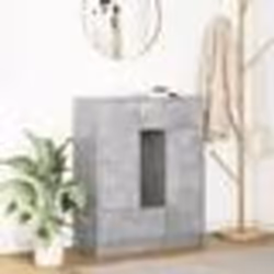 vidaXL Buffet avec tiroirs et portes gris béton 73x31x90 cm meuble de rangement armoire de buffet meuble dentrée meuble 86185 ...