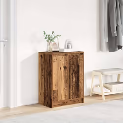 Armoire à chaussures vieux bois 57x34x76 cm bois d ingénierie