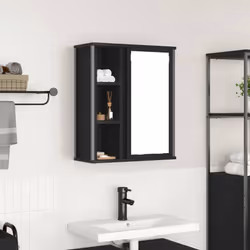 L'armoire murale de salle de bain offre des solutions de rangement polyvalentes, gardant votre espace bien rangé et organisé  ...
