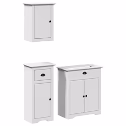 VidaXL 3307647, Blanc, Bois, 3 pièce(s)