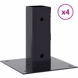 Avec une durabilité et une stabilité durables, ces bases de poteaux offrent un support solide pour vos poteaux ! Cadre stable ...