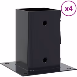 Avec une durabilité et une stabilité durables, ces bases de poteaux offrent un support solide pour vos poteaux ! Cadre stable ...