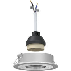 Vidaxl - Projecteurs encastrés 6 pcs Rond GU10 Argent Ø91 mm