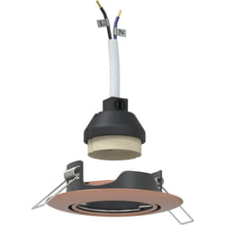 Vidaxl - Spots encastrés 6 pcs Ronds GU10 Cuivre Ø90 mm Acier