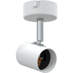 Vidaxl - Projecteur de plafond 1 voie ajustable blanc E27
