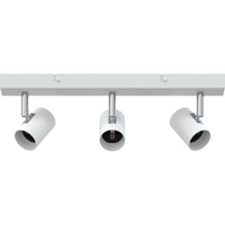 Vidaxl - Projecteur de plafond 3 voies ajustable blanc E27
