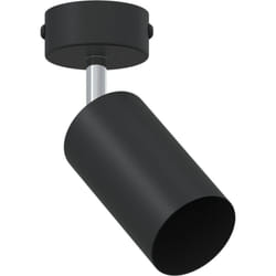Vidaxl - Spot de plafond 1 voie réglable noir GU10
