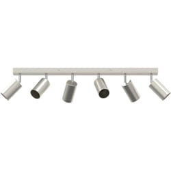 Spot de plafond Nickel brossé 73 x 5.5 x 16.5 cm Acier Vidaxl