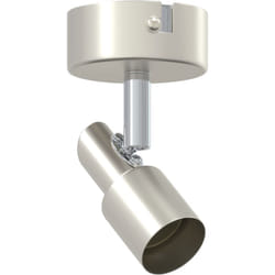 Vidaxl - Projecteur de plafond 1 voie ajustable nickel brossé GU10