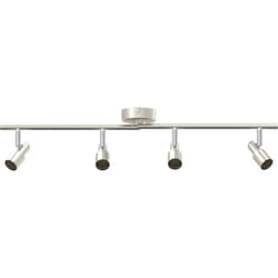 Vidaxl - Projecteur de plafond réglable à 4 voies en nickel brossé GU10