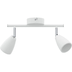 Vidaxl - Projecteur de plafond à deux voies ajustables blanc GU10