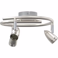 Ce projecteur de plafond est un super choix d'éclairage qui améliore tes espaces avec style. Il a une finition nickel mat élé ...