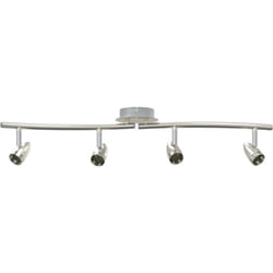 Vidaxl - Projecteur de plafond 4 voies réglable en nickel mat GU10