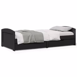 VidaXL 3314678 canapé lit sofa Noir
